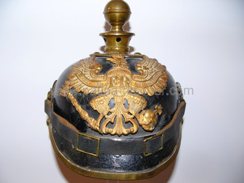 Mannschaftspickelhaube M 97 Fur Die Preussische Artillerie Pickelhauben Helme Kopfbedeckungen Militaria Karsten Ritscher