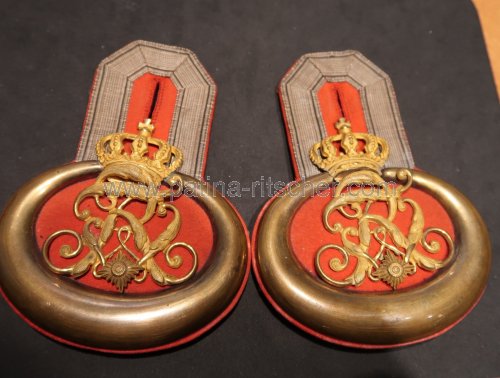 Unbekanntes Paar Preußische Offiziersepauletten. - 