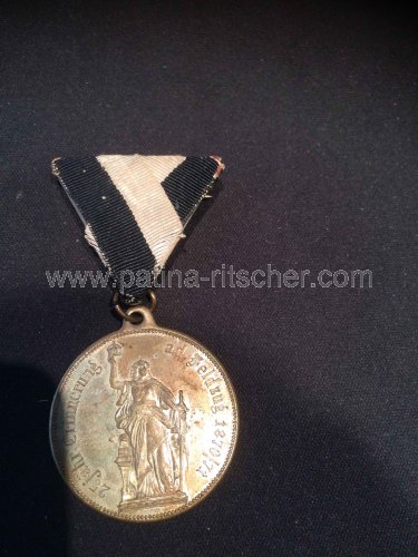 Preußische Medallie zur 25 jährigen Erinnerung an den Feldzug 1870/71. - 