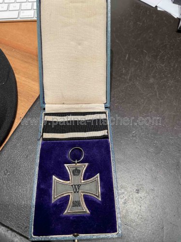 Eisernes Kreuz der 2.Klasse des 1.Weltkrieges in der Schatulle. - 