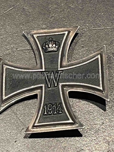 Eisernes Kreuz der 1.Klasse des Ersten Weltkrieges mit Hersteller. - 